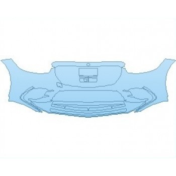 PAINT PROTECTION KIT - 2022 MERCEDES S CLASS 580 AMG LINE SEDAN BUMPER - PRECUT PPF CLEAR BRA WRAP