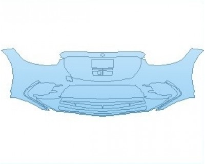 PAINT PROTECTION KIT - 2022 MERCEDES S CLASS 580 AMG LINE SEDAN BUMPER - PRECUT PPF CLEAR BRA WRAP