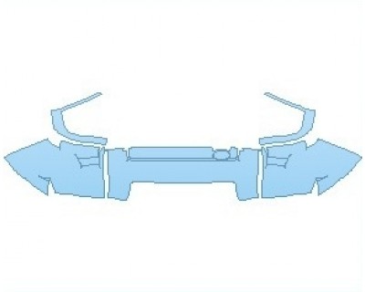 PAINT PROTECTION KIT - 2022 LAND ROVER DEFENDER X-DYNAMIC 90 (2 DOOR) LOWER BUMPER - PRECUT PPF CLEAR BRA WRAP