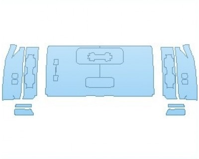 2022 LAND ROVER DEFENDER X 90 (2 DOOR) TAILGATE AND REAR CORNERS