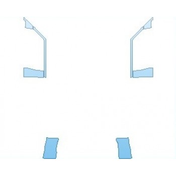 PAINT PROTECTION KIT - 2022 LAND ROVER DEFENDER X-DYNAMIC 90 (2 DOOR) WINDOW TRIM - PRECUT PPF CLEAR BRA WRAP