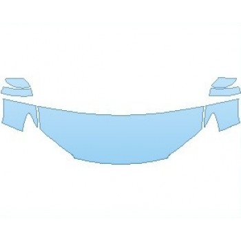 PAINT PROTECTION KIT - 2023 HONDA PILOT ELITE HOOD (WRAPPED EDGES) - PRECUT PPF CLEAR BRA WRAP
