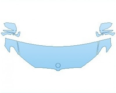 Precut PPF Kit – Clear Bra Paint Protection Film PAINT PROTECTION KIT - 2019 BMW 5 SERIES 530E M-SPORT SEDAN HOOD WRAPPED EDGES - PRECUT PPF CLEAR BRA WRAP