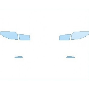 PAINT PROTECTION KIT - 2020 BMW 5 SERIES 530E M-SPORT SEDAN LIGHTS REAR - INVISIBLEMASK - 3M PAINT PROTECTION