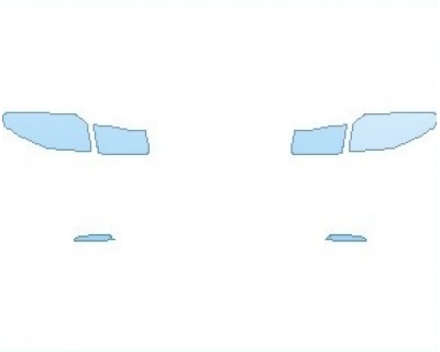 PAINT PROTECTION KIT - 2020 BMW 5 SERIES 530E M-SPORT SEDAN LIGHTS REAR - INVISIBLEMASK - 3M PAINT PROTECTION