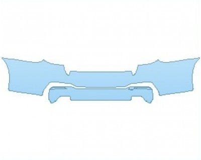 Precut PPF Kit – Clear Bra Paint Protection Film PAINT PROTECTION KIT - 2019 BMW 5 SERIES 530E M-SPORT SEDAN REAR BUMPER - PRECUT PPF CLEAR BRA WRAP