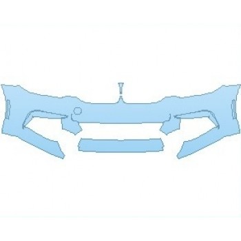 Precut PPF Kit – Clear Bra Paint Protection Film PAINT PROTECTION KIT - 2019 BMW 5 SERIES 530E M-SPORT SEDAN BUMPER WITH SENSORS - PRECUT PPF CLEAR BRA WRAP