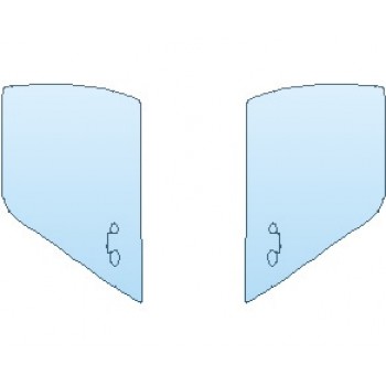 PAINT PROTECTION KIT - 2019 BMW 5 SERIES 530E M-SPORT SEDAN ROCKER PANELS - PRECUT PPF CLEAR BRA WRAP