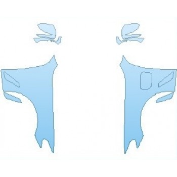 Precut PPF Kit – Clear Bra Paint Protection Film PAINT PROTECTION KIT - 2019 BMW 5 SERIES 530E M-SPORT SEDAN FRONT DOORS - PRECUT PPF CLEAR BRA WRAP