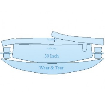 PAINT PROTECTION KIT - 2023 CHEVROLET SUBURBAN LT COMMON WEAR AREA KIT - PRECUT PPF CLEAR BRA WRAP