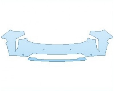 2022 CHEVROLET SUBURBAN LT BUMPER WITH SENSORS