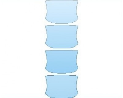 PAINT PROTECTION KIT - 2023 CHEVROLET SUBURBAN LT DOOR CUPS IN CUP DESIGN - PRECUT PPF CLEAR BRA WRAP
