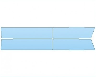PAINT PROTECTION KIT - 2025 JEEP GRAND CHEROKEE L LIMITED ROCKER PANELS - PRECUT PPF CLEAR BRA WRAP