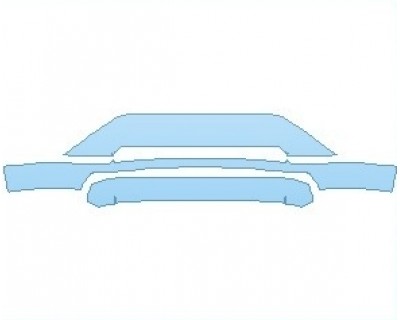 PAINT PROTECTION KIT - 2021 TOYOTA RAV4 XSE HYBRID BUMPER LOWER - PRECUT PPF CLEAR BRA WRAP
