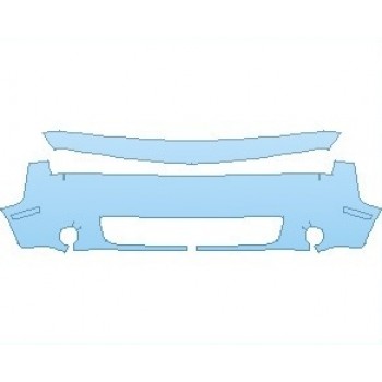 PAINT PROTECTION KIT - 2024 DODGE CHALLENGER GT BUMPER - PRECUT PPF CLEAR BRA WRAP