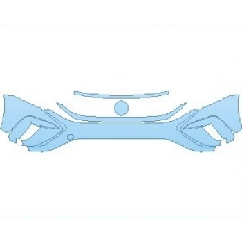 PAINT PROTECTION KIT - 2023 VOLKSWAGEN TAOS S BUMPER - PRECUT PPF CLEAR BRA WRAP