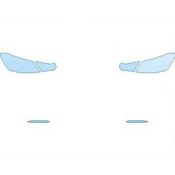 PAINT PROTECTION KIT - 2022 MERCEDES E CLASS AMG E 53 SEDAN LIGHTS REAR - PRECUT PPF CLEAR BRA WRAP