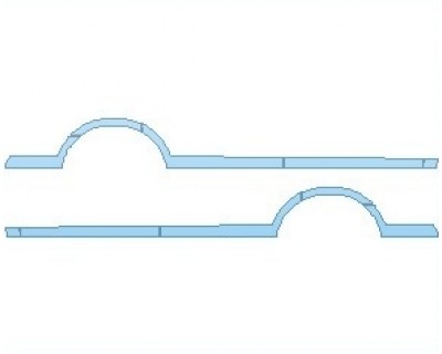 PAINT PROTECTION KIT - 2023 LINCOLN MKT  ROCKER PANELS - PRECUT PPF CLEAR BRA WRAP