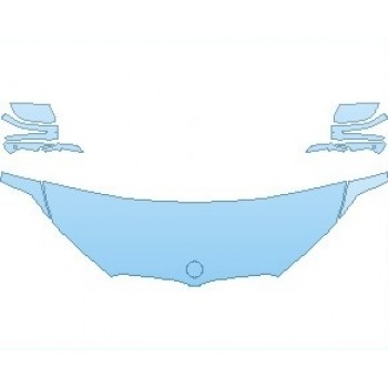 PAINT PROTECTION KIT - 2025 BMW 8 SERIES 840I CONVERTIBLE HOOD (NO WRAPPED EDGES) - PRECUT PPF CLEAR BRA WRAP