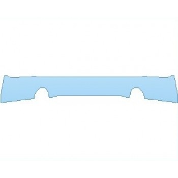 PAINT PROTECTION KIT - 2021 BMW 2 SERIES M240 WITH FRONT SPLITTER COUPE LOWER REAR BUMPER - PRECUT PPF CLEAR BRA WRAP