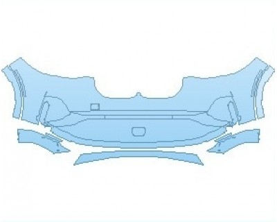 PAINT PROTECTION KIT - 2022 BMW X7 LUXURY BUMPER - PRECUT PPF CLEAR BRA WRAP