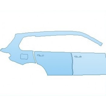 PAINT PROTECTION KIT - 2022 BMW X7 LUXURY REAR QUARTER PANEL AND DOORS RIGHT SIDE - PRECUT PPF CLEAR BRA WRAP