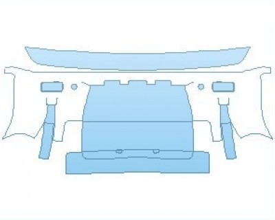 2022 LAND ROVER DEFENDER X-DYNAMIC 110 (4 DOOR) REAR BUMPER WITH SENSORS AND BRIGHT REAR SCUFF PLATE