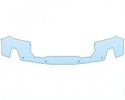 PAINT PROTECTION KIT - 2020 GMC ACADIA SL BUMPER WITH SENSORS - INVISIBLEMASK - 3M PAINT PROTECTION