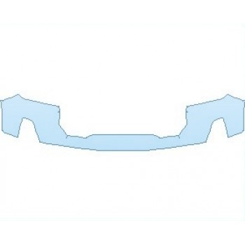 PAINT PROTECTION KIT - 2022 GMC ACADIA AT4 BUMPER - PRECUT PPF CLEAR BRA WRAP
