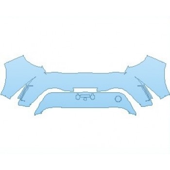 PAINT PROTECTION KIT - 2022 TOYOTA COROLLA SE HATCHBACK REAR BUMPER - PRECUT PPF CLEAR BRA WRAP