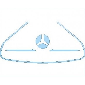 PAINT PROTECTION KIT - 2023 MERCEDES E CLASS AMG LINE COUPE GRILLE - PRECUT PPF CLEAR BRA WRAP