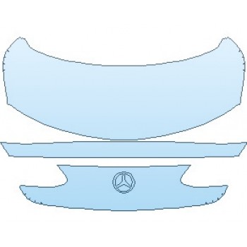 PAINT PROTECTION KIT - 2023 MERCEDES E CLASS AMG LINE COUPE REAR HATCH - PRECUT PPF CLEAR BRA WRAP