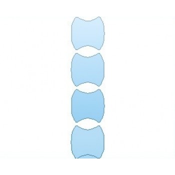 PAINT PROTECTION KIT - 2021 JAGUAR XF SE DOOR CUPS - PRECUT PPF CLEAR BRA WRAP