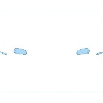 PAINT PROTECTION KIT - 2022 PORSCHE TAYCAN TURBO CROSS TURISMO LIGHTS - PRECUT PPF CLEAR BRA WRAP