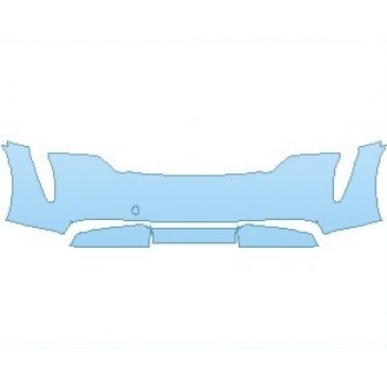 PAINT PROTECTION KIT - 2022 PORSCHE TAYCAN TURBO CROSS TURISMO BUMPER - PRECUT PPF CLEAR BRA WRAP