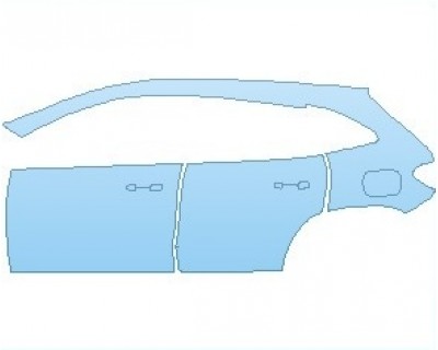 2023 MERCEDES GLA CLASS AMG 45 WITH AMG AERODYNAMICS PKG REAR QUARTER PANELS & DOORS LEFT SIDE