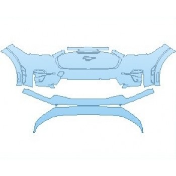 PAINT PROTECTION KIT - 2025 FORD MUSTANG MACH-E GT BUMPER - PRECUT PPF CLEAR BRA WRAP