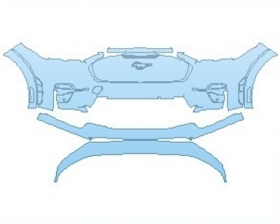 PAINT PROTECTION KIT - 2024 FORD MUSTANG MACH-E GT BUMPER - PRECUT PPF CLEAR BRA WRAP