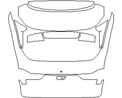 2022 FORD MUSTANG MACH-E GT REAR HATCH WITH GT EMBLEM