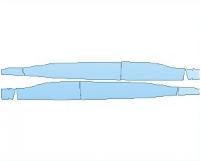 PAINT PROTECTION KIT - 2024 FORD MUSTANG MACH-E GT ROCKER PANELS - PRECUT PPF CLEAR BRA WRAP