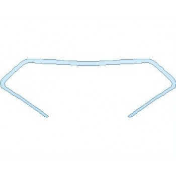 PAINT PROTECTION KIT - 2023 CHEVROLET BOLT EV 1LT GRILLE SURROUND WITH LICENSE PLATE - PRECUT PPF CLEAR BRA WRAP