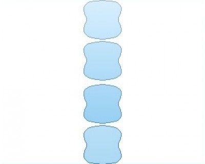 PAINT PROTECTION KIT - 2021 FORD RANGER XL WITH CHROME APPEARANCE PACKAGE DOOR CUPS - PRECUT PPF CLEAR BRA WRAP