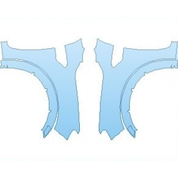 Precut PPF Kit – Clear Bra Paint Protection Film PAINT PROTECTION KIT - 2021 FORD RANGER XL WITH CHROME APPEARANCE PACKAGE FULL FENDERS (WRAPPED EDGES) - PRECUT PPF CLEAR BRA WRAP