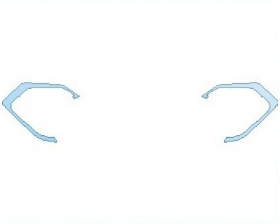 PAINT PROTECTION KIT - 2021 HONDA CIVIC SPORT TOURING HATCHBACK FRONT BUMPER BLACK TRIM - PRECUT PPF CLEAR BRA WRAP
