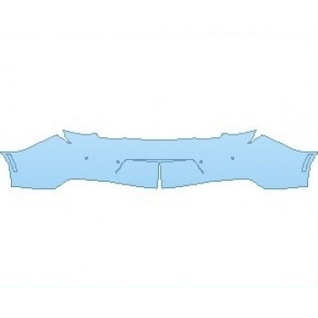 PAINT PROTECTION KIT - 2022 CHEVROLET CAMARO ZL1 COUPE REAR BUMPER WITH SENSORS - PRECUT PPF CLEAR BRA WRAP