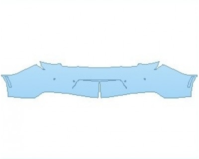 PAINT PROTECTION KIT - 2022 CHEVROLET CAMARO ZL1 COUPE REAR BUMPER WITH SENSORS - PRECUT PPF CLEAR BRA WRAP