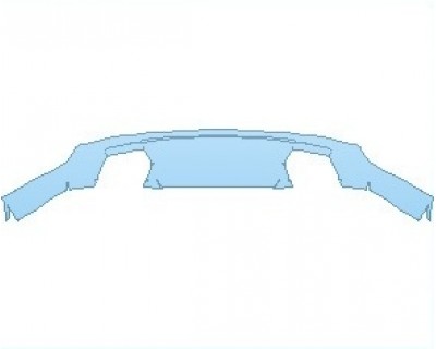 PAINT PROTECTION KIT - 2022 CHEVROLET CAMARO ZL1 COUPE REAR DIFFUSER - PRECUT PPF CLEAR BRA WRAP