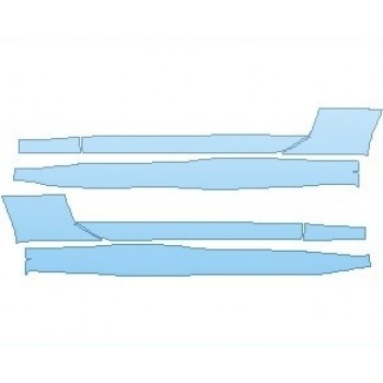 PAINT PROTECTION KIT - 2022 CHEVROLET CAMARO ZL1 COUPE ROCKER PANELS - PRECUT PPF CLEAR BRA WRAP