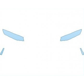 PAINT PROTECTION KIT - 2022 CHEVROLET CAMARO ZL1 COUPE LIGHTS - PRECUT PPF CLEAR BRA WRAP