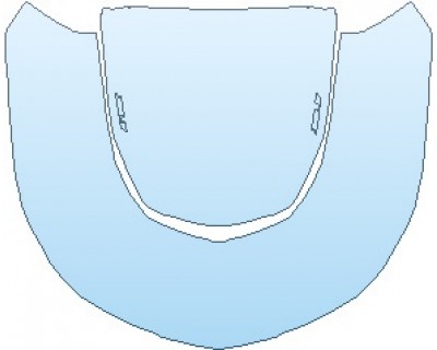 PAINT PROTECTION KIT - 2022 CHEVROLET CAMARO ZL1 COUPE FULL HOOD (NO WRAPPED EDGES) - PRECUT PPF CLEAR BRA WRAP
